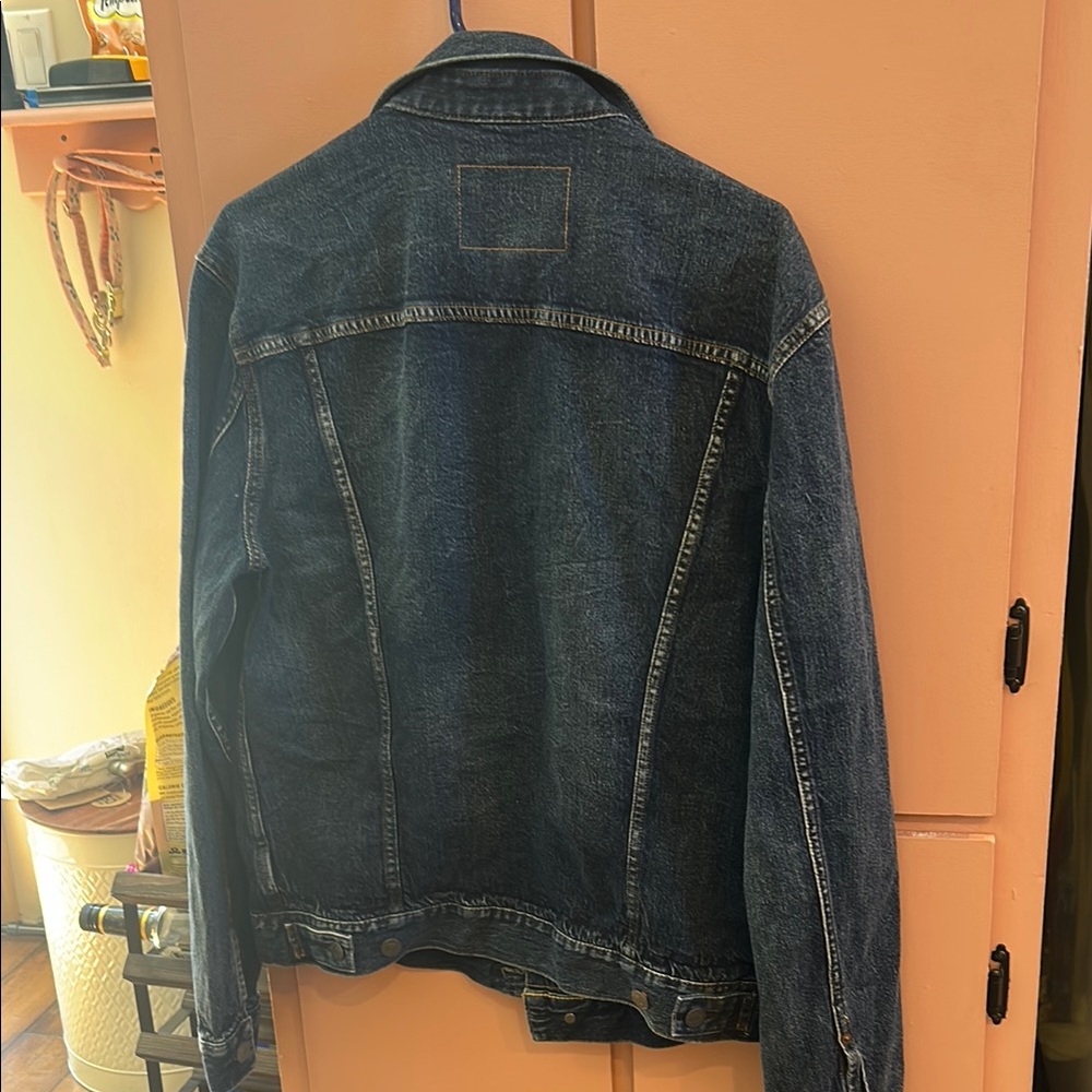 💕 American Eagle Outfitters Blue Denim Jacket - Picture 5 of 7